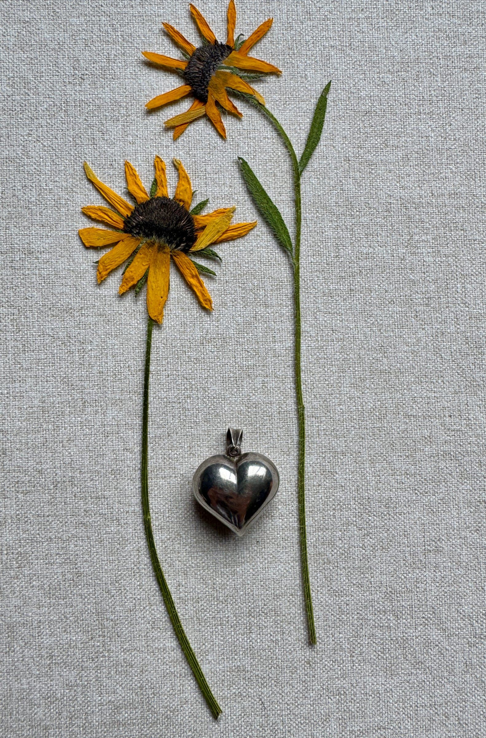 Sterling Silver Puffy Heart Charm
