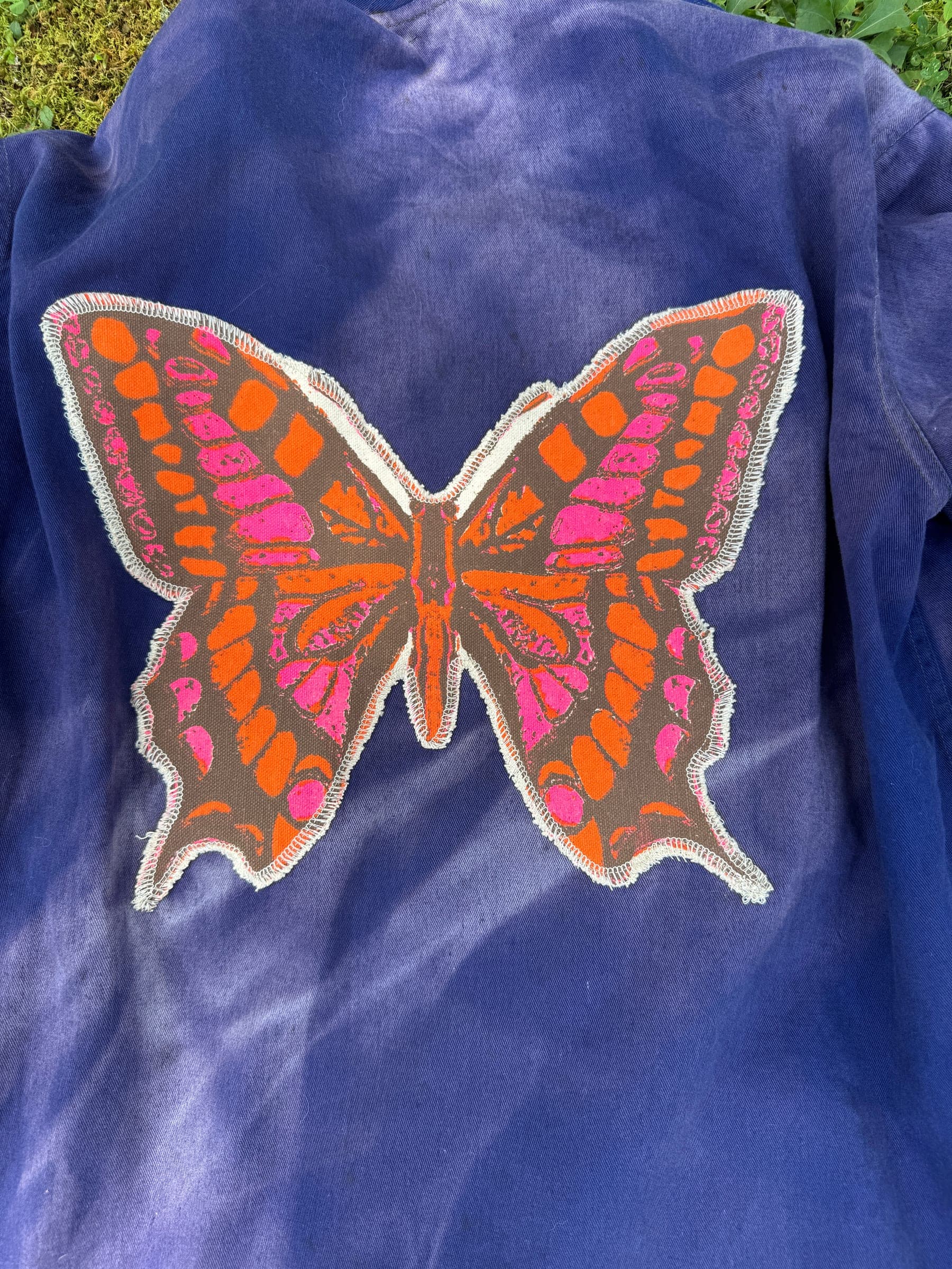 Flora Vintage Chore Jacket x Lucky Fish "Metamorphasis"
