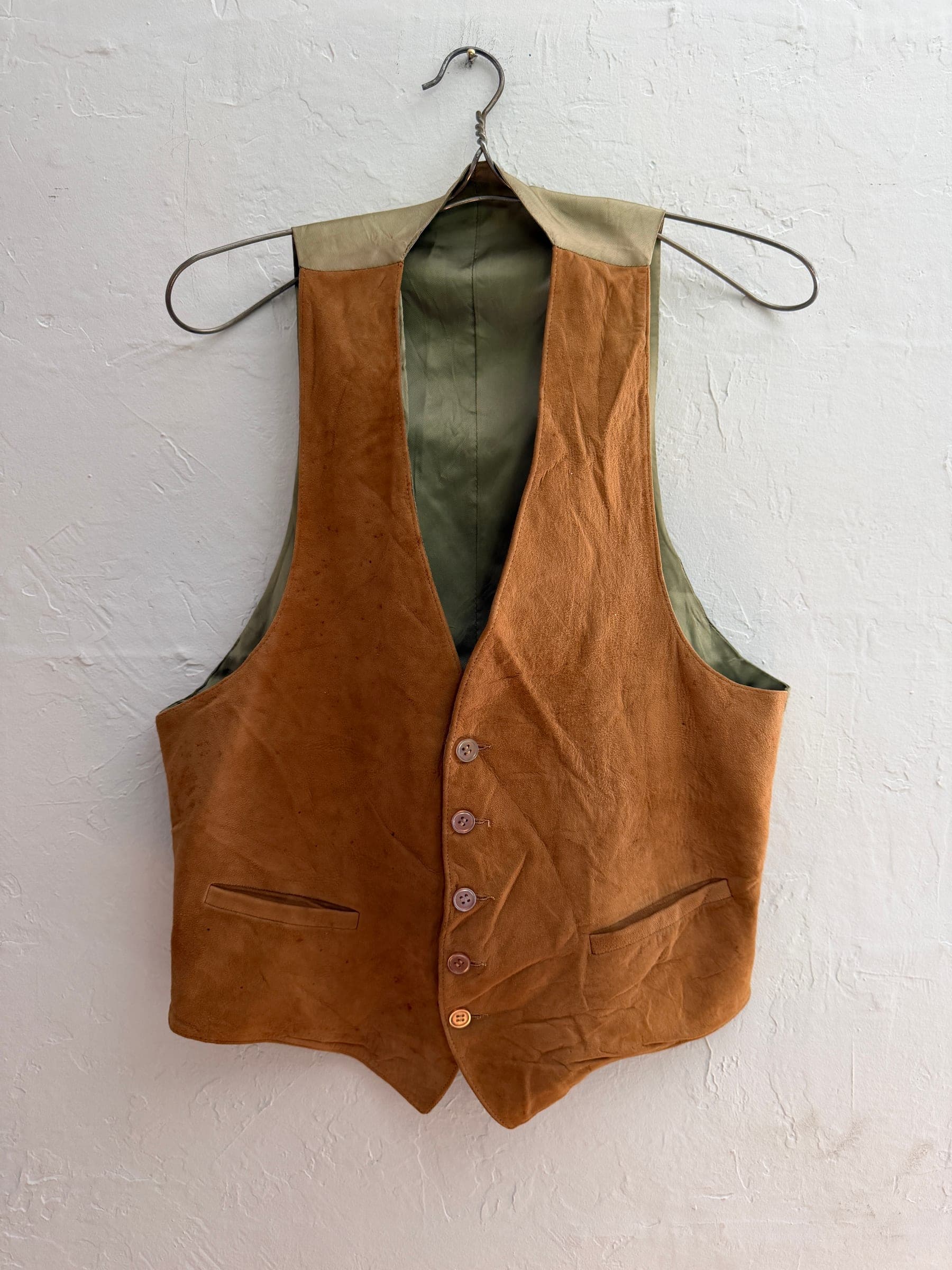 Vintage Soft Suede Vest